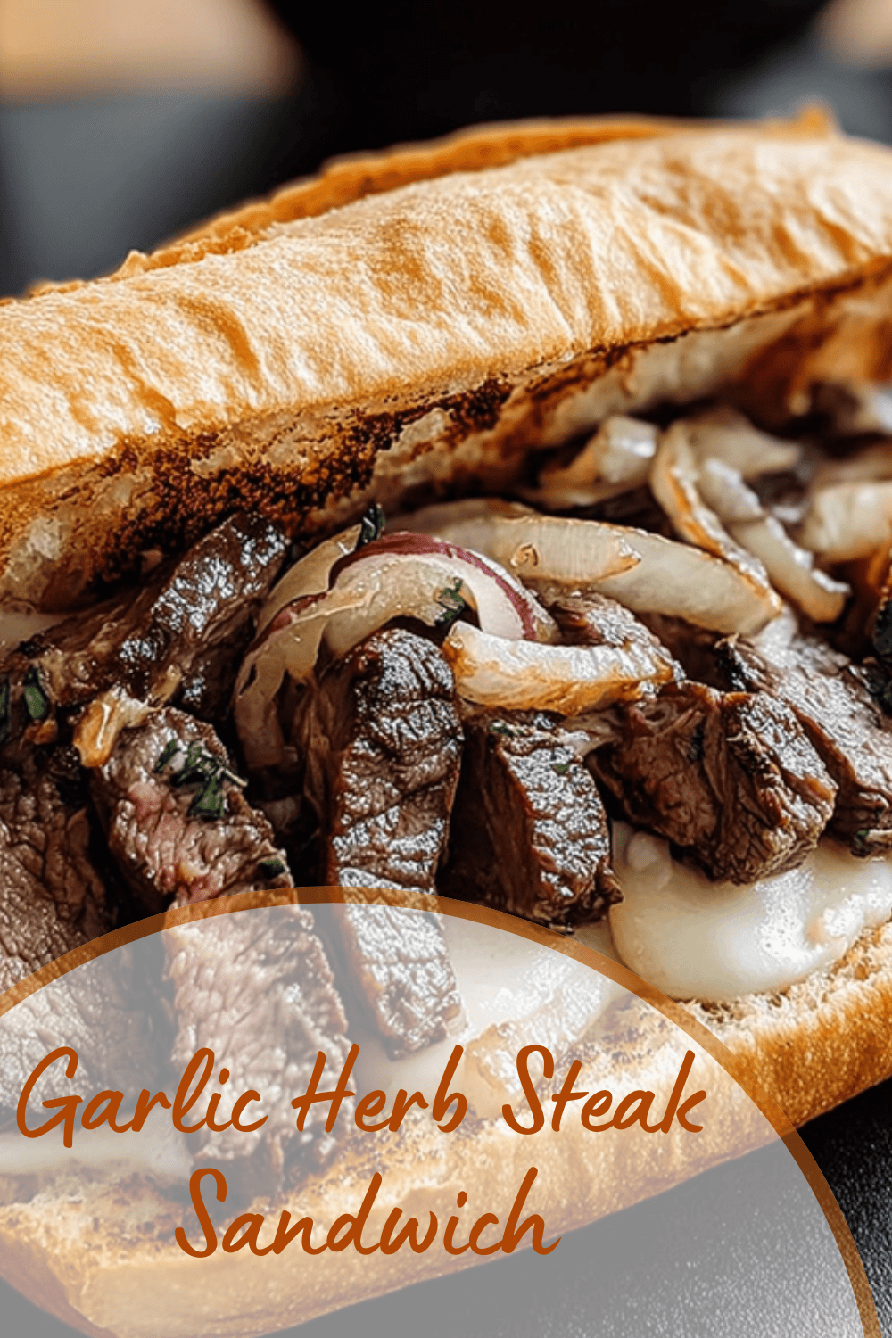 Garlic Herb Steak Sandwich