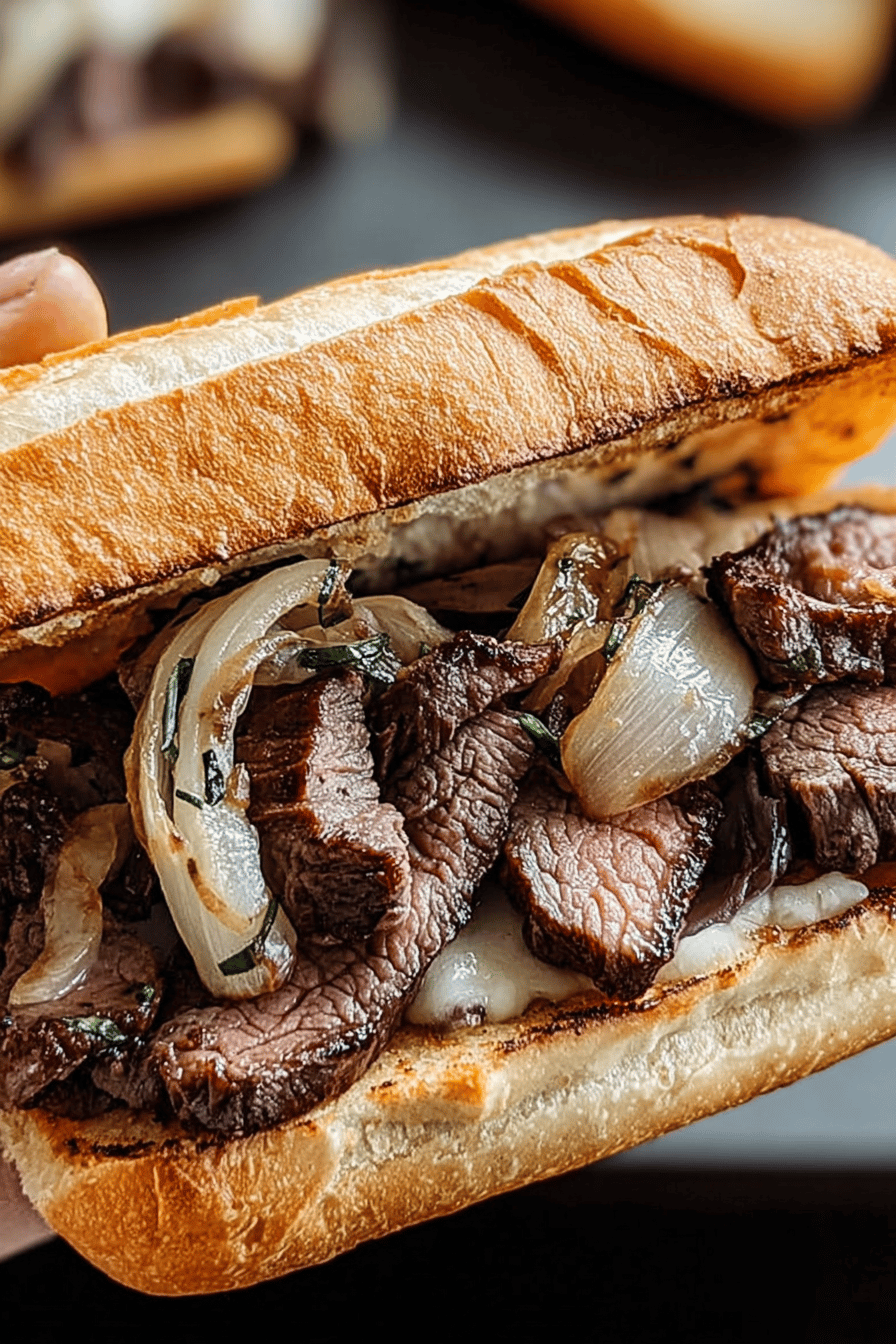 Garlic Herb Steak Sandwich