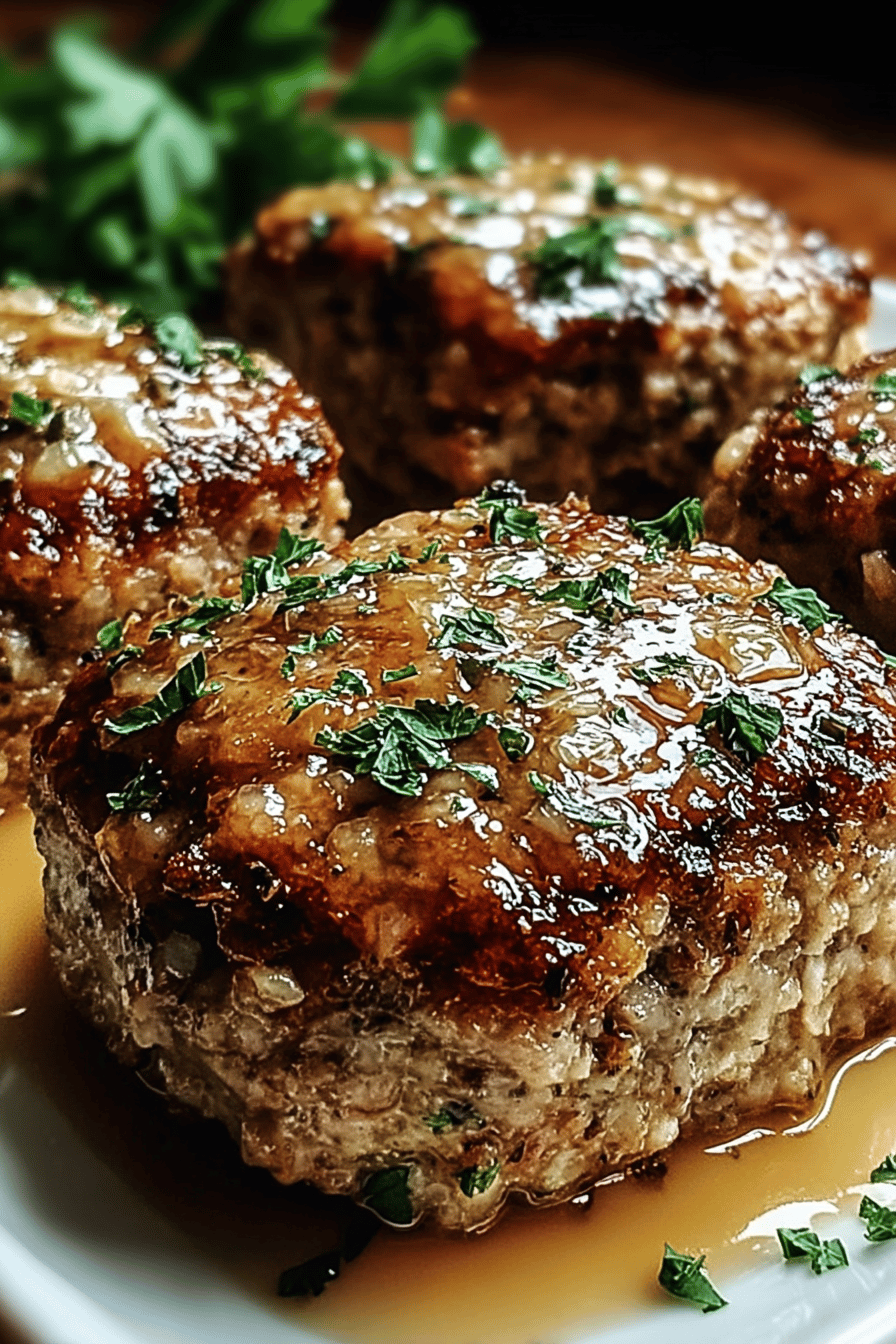 Garlic Parmesan Meatloaves