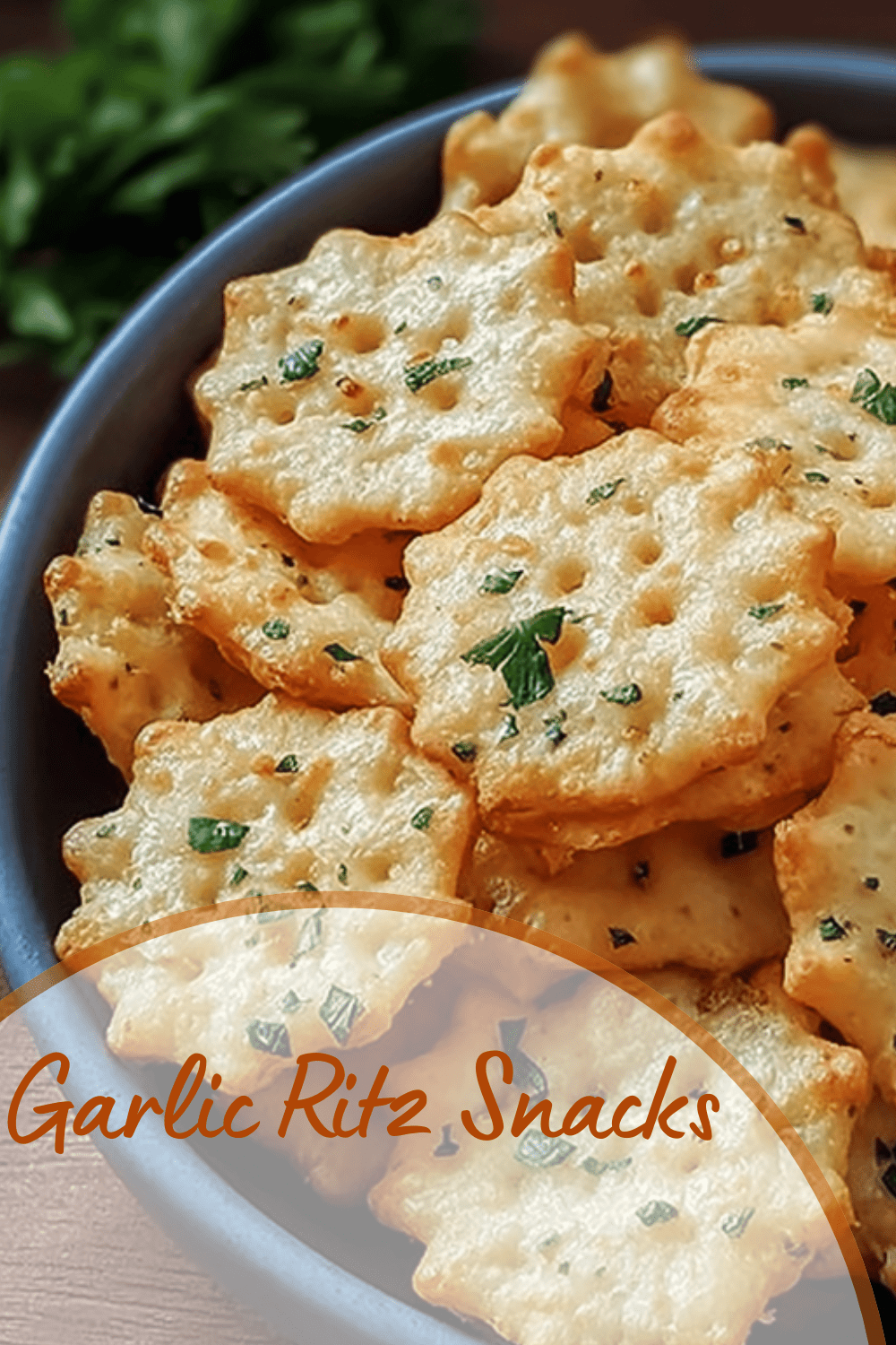 Garlic Ritz Snacks