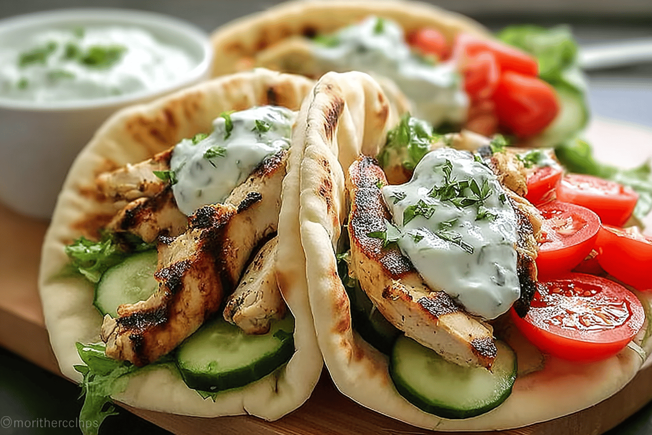 Greek Chicken Gyros