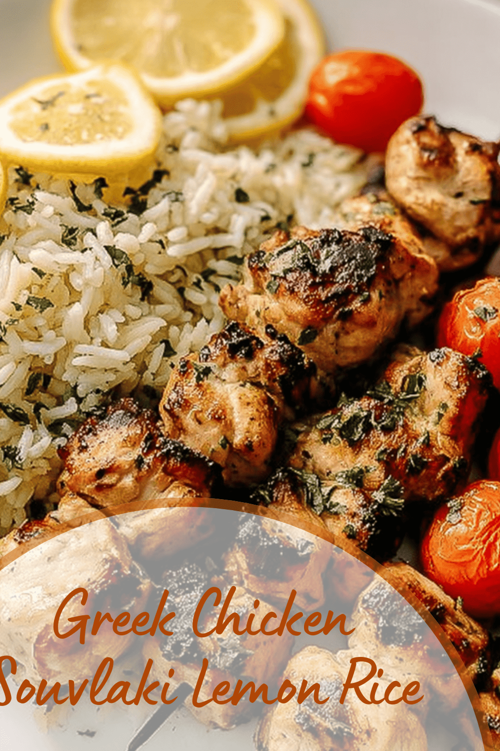 Greek Chicken Souvlaki Lemon Rice