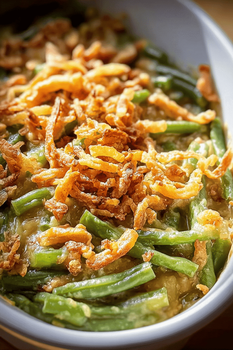 Green Bean Casserole Recipes With Crispy Topping And Creamy Sauce 8 Green Bean Casserole 30.Png