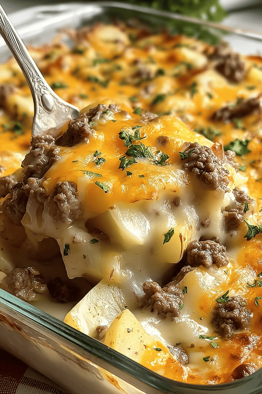 Ground Beef Potato Casserole