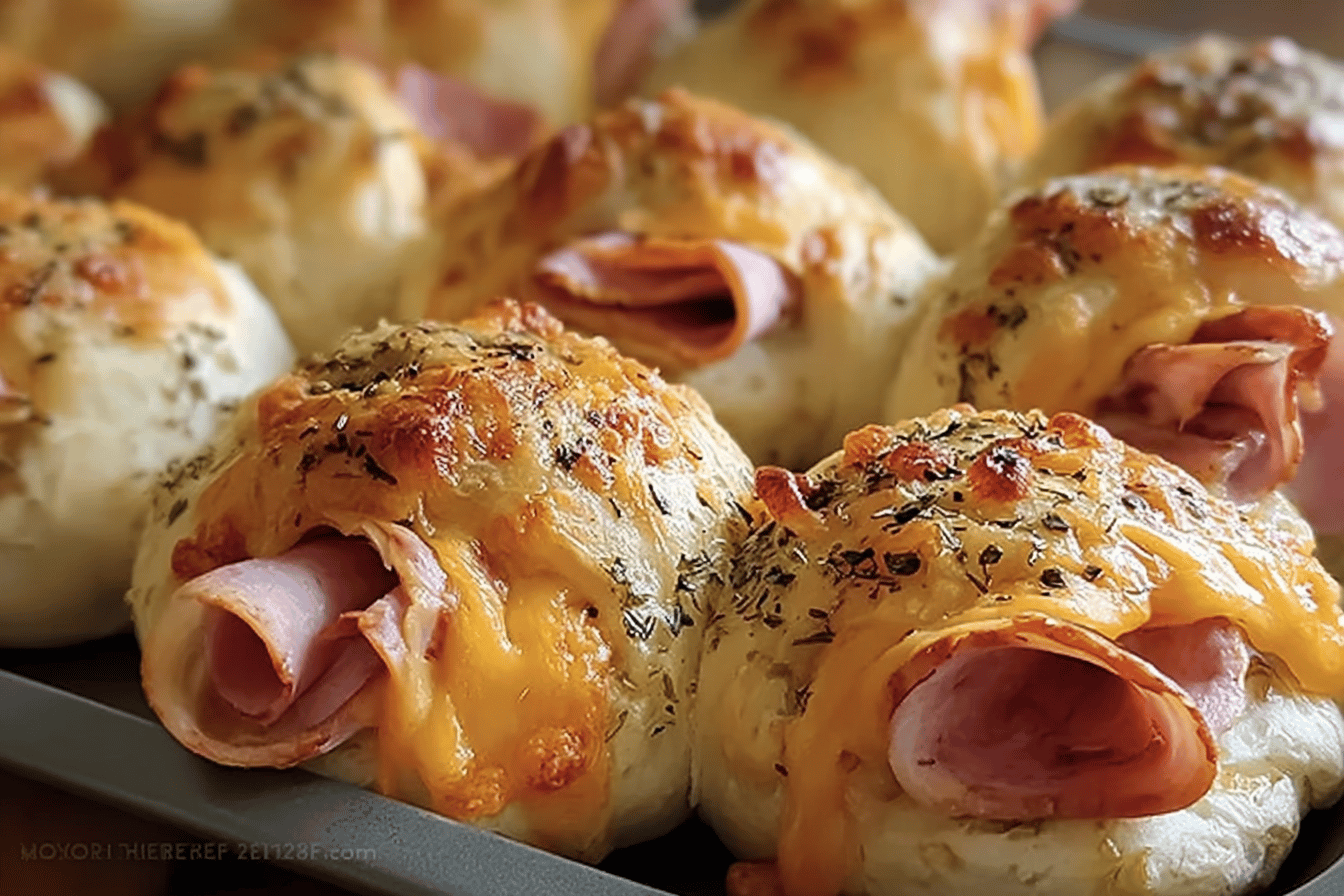 Ham And Cheese Rolls