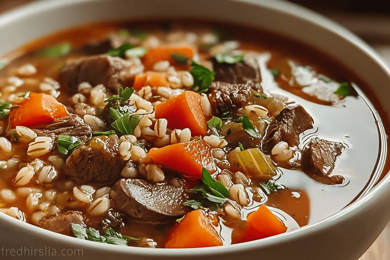 Hearty Beef Barley Soup