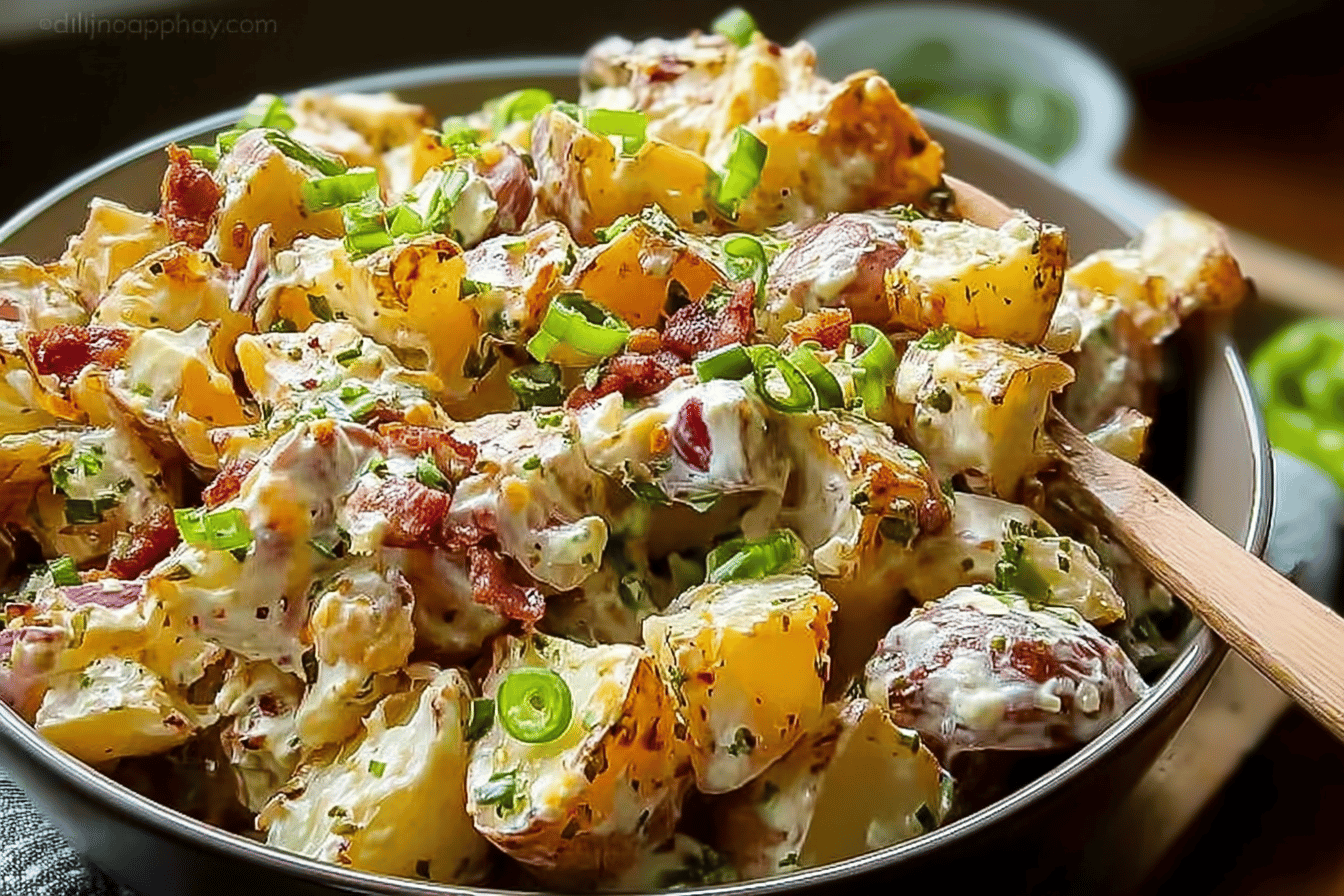 Jalapeno Popper Potato Salad With Roasted Flavor And Creamy Texture 6 Jalapeno Popper Roasted Potato Salad
