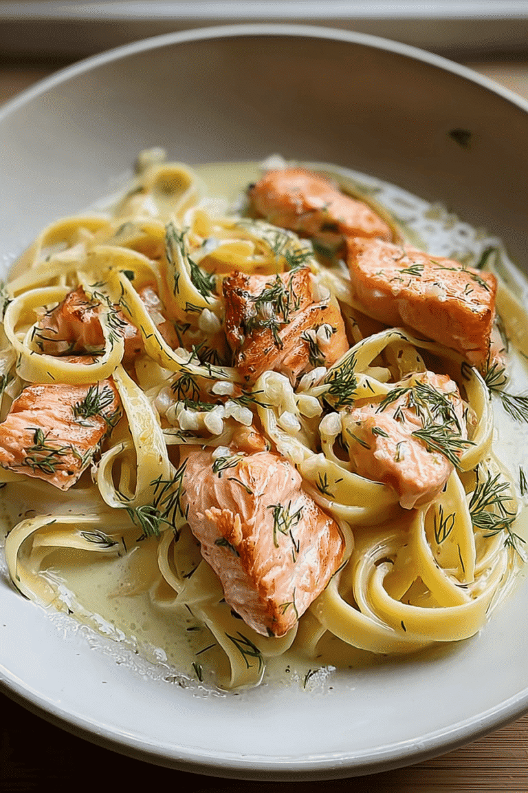 Lemon Dill Salmon Pasta Recipe With Creamy Garlic Sauce 8 Lemon Dill Salmon Pasta 39.Png