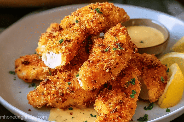 Crispy Chicken Tenders Recipe For Perfectly Crunchy And Juicy Bites 8 Lemon Garlic Parmesan Chicken Tenders 50.Png