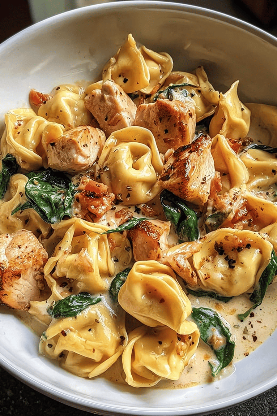Cheesy Marry Me Chicken With Creamy Tortellini Recipe 6 Marry Me Chicken Tortellini Skillet