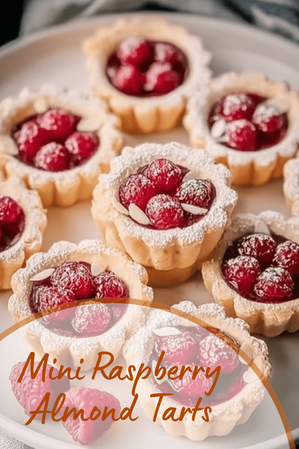 Mini Raspberry Almond Tarts