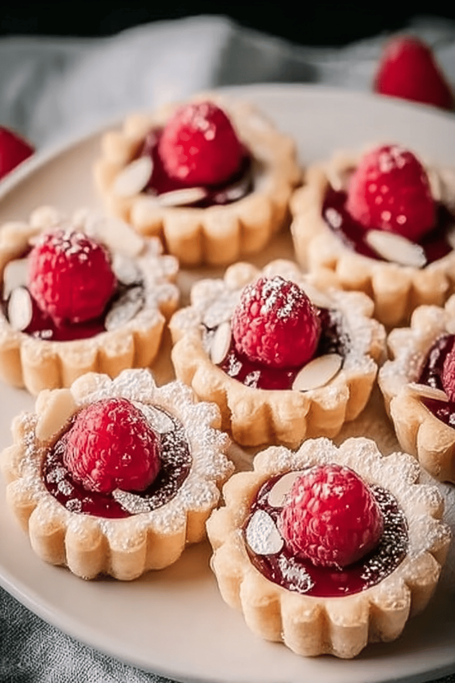 Mini Raspberry Almond Tarts