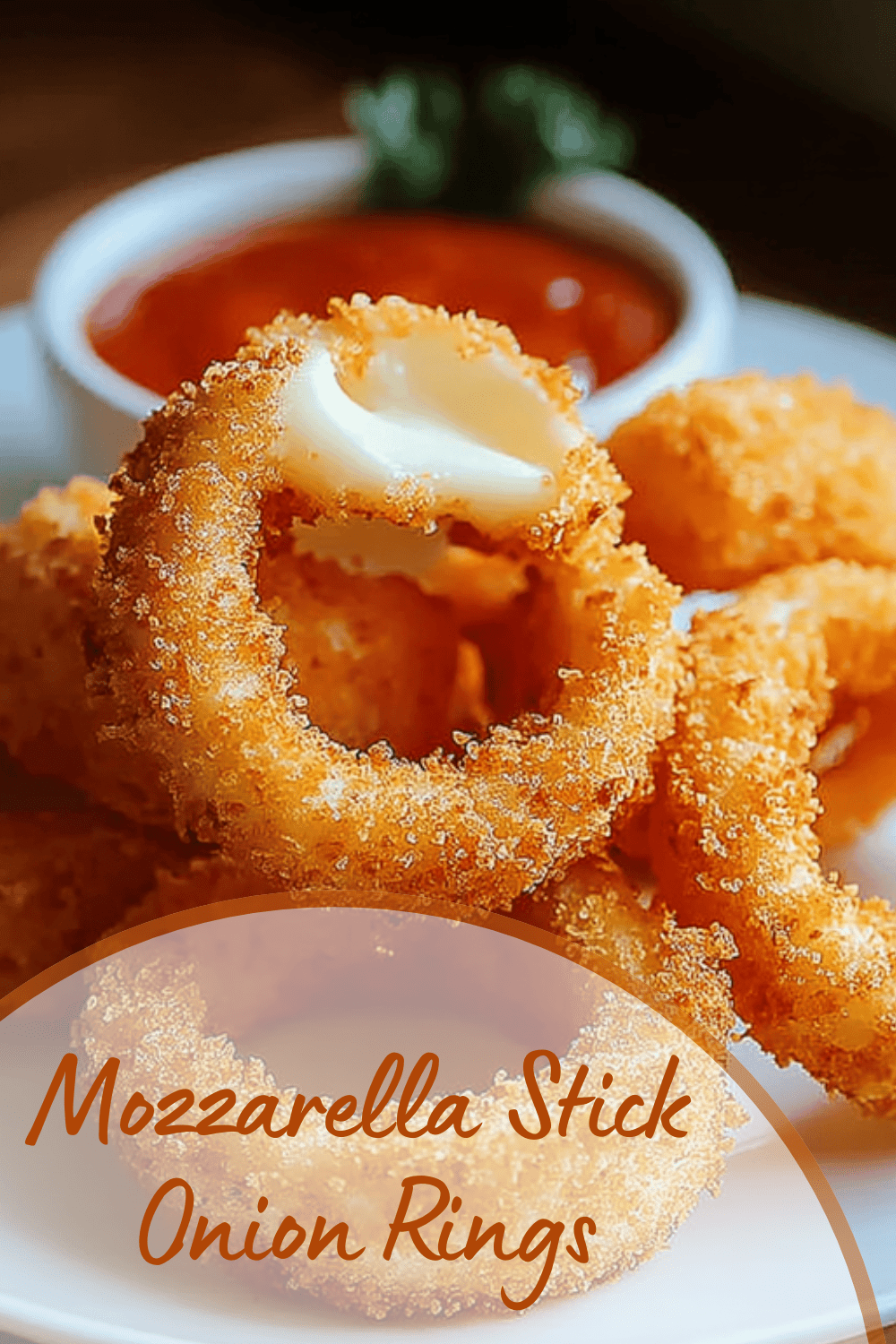 Mozzarella Stick Onion Rings