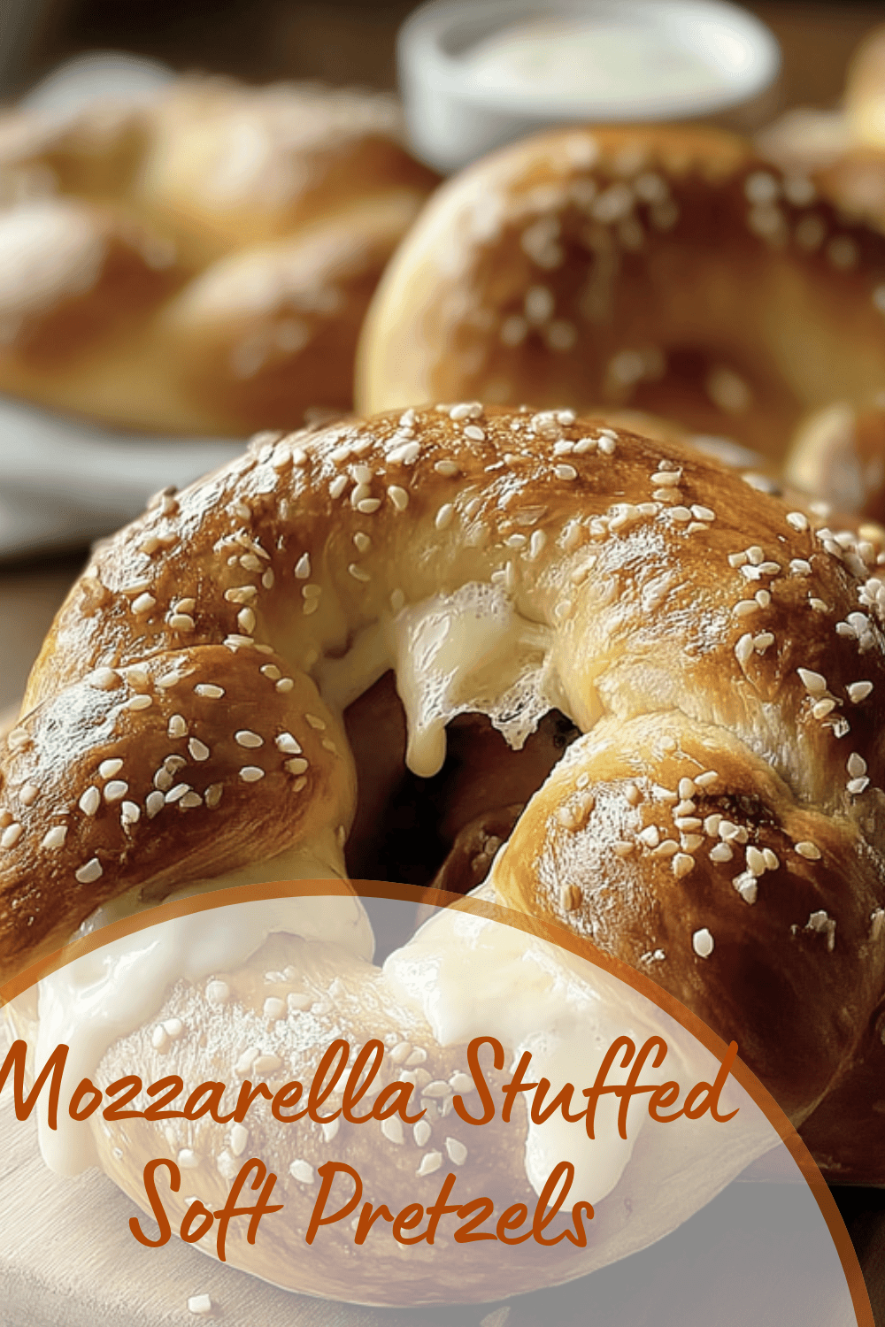Mozzarella Stuffed Soft Pretzels With Rosemary And Parmesan Flavor 7 Mozzarella Stuffed Soft Pretzels