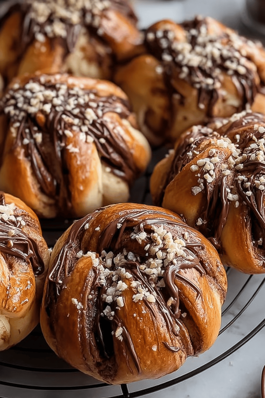 Nutella Babka Buns