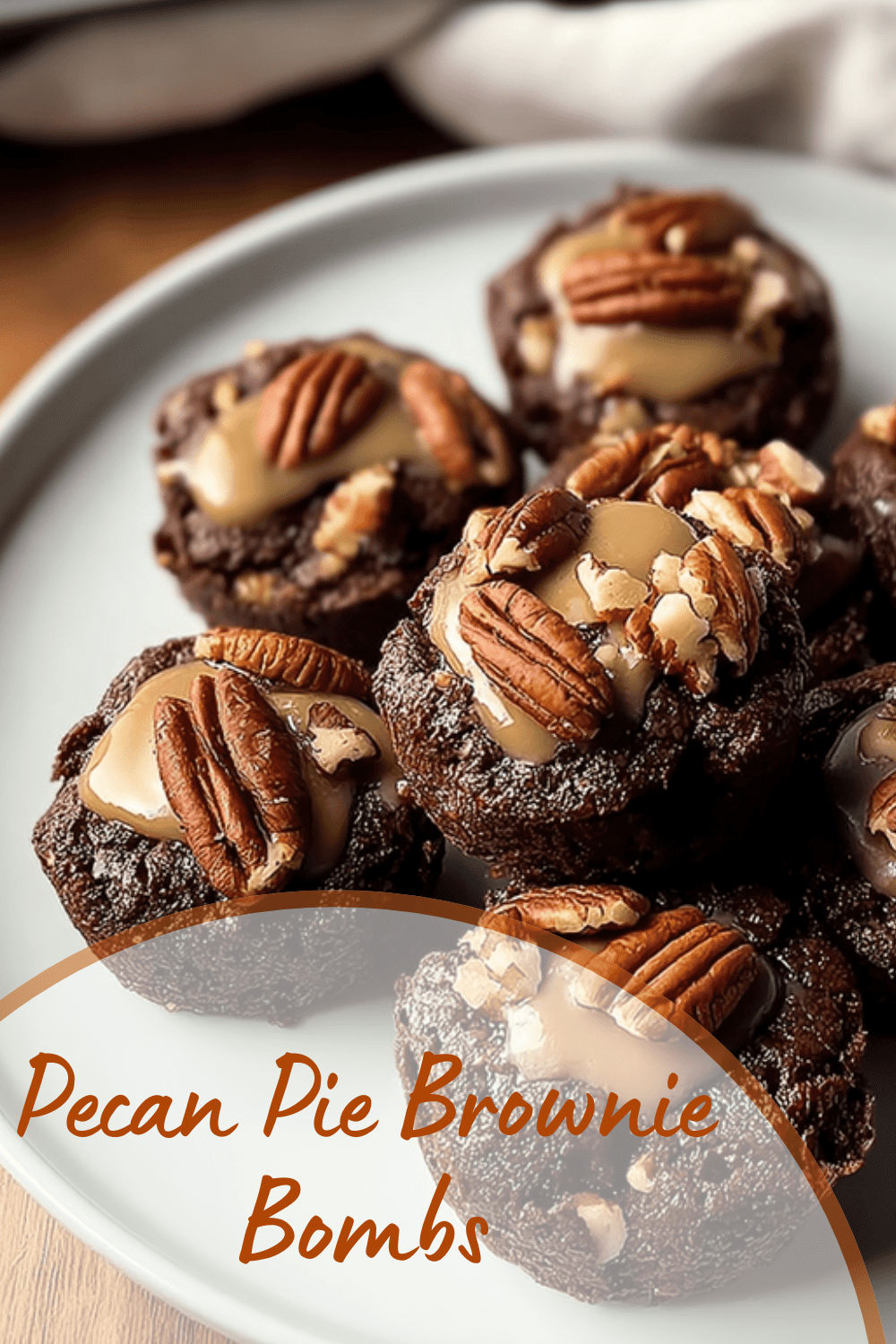 Pecan Pie Brownie Bombs