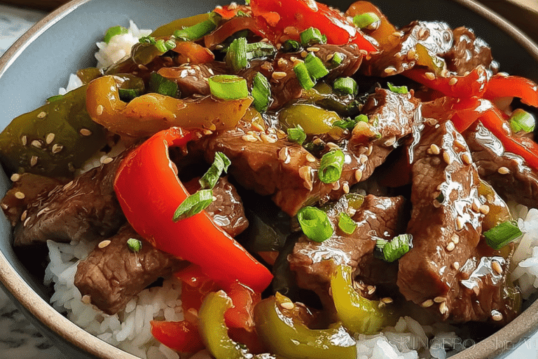 Pepper Steak Stir Fry With Fresh Vegetables And Savory Sauce 8 Pepper Steak 71.Png