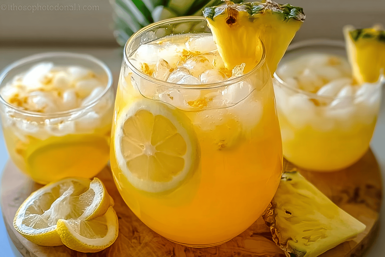 Pineapple Lemonade Punch