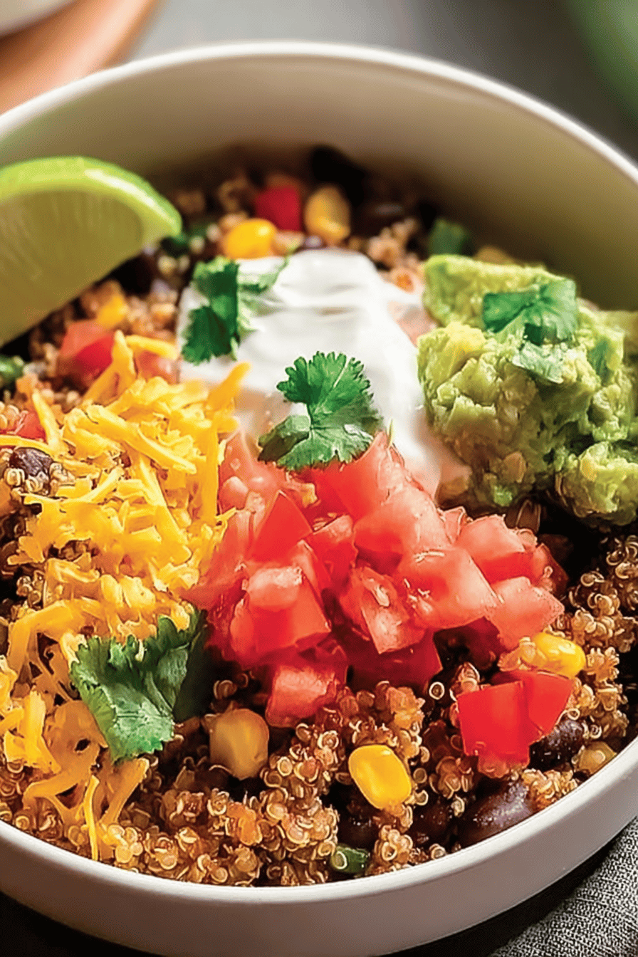 Quinoa Taco Bowl