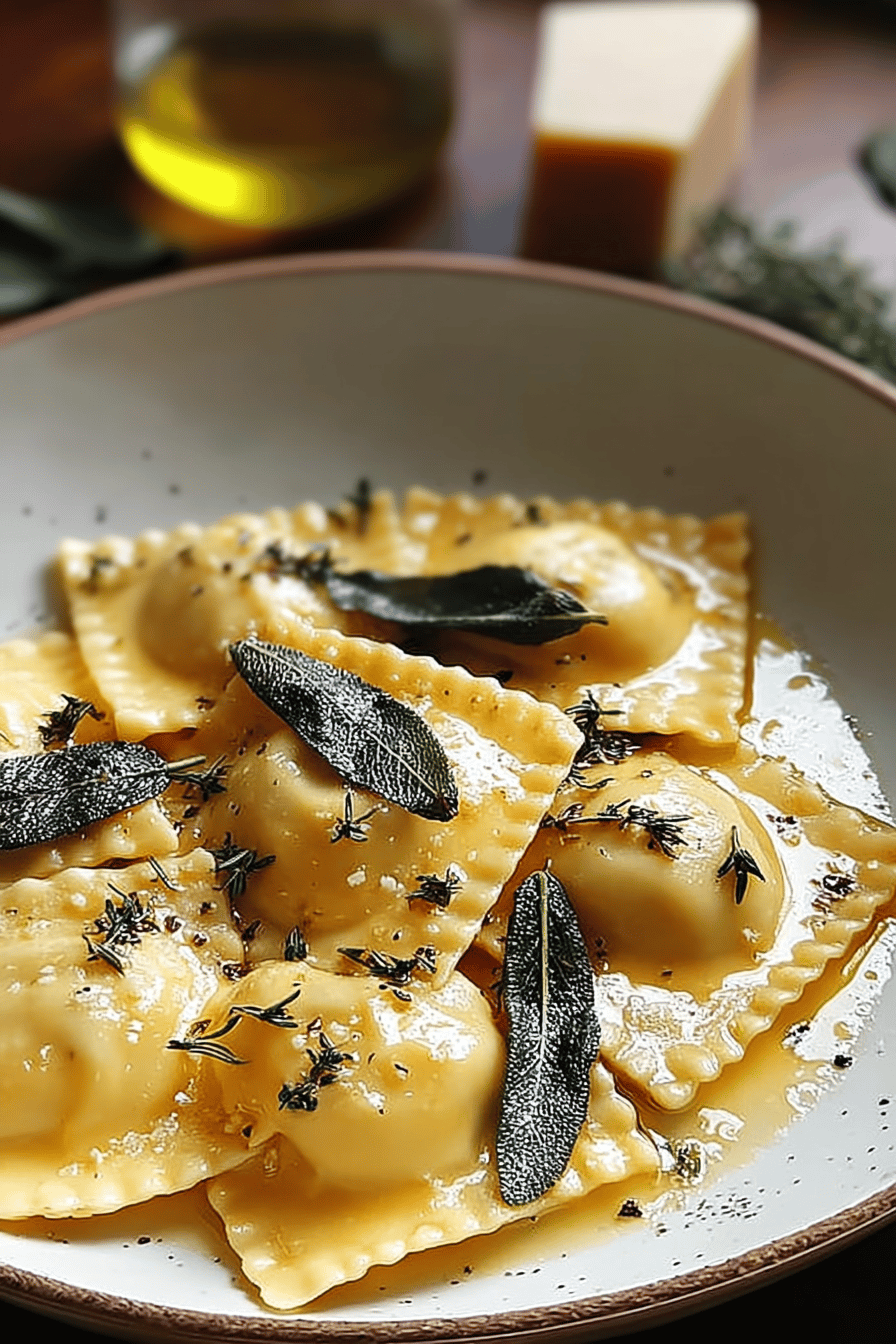Ravioli Butter And Sage Recipe For A Classic Italian Dish 6 Ravioli Sage Butter Sauce