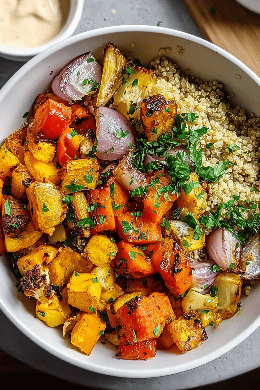 Roasted Vegetable Quinoa Bowl