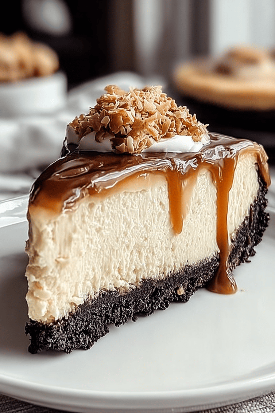 Samoa Cheesecake