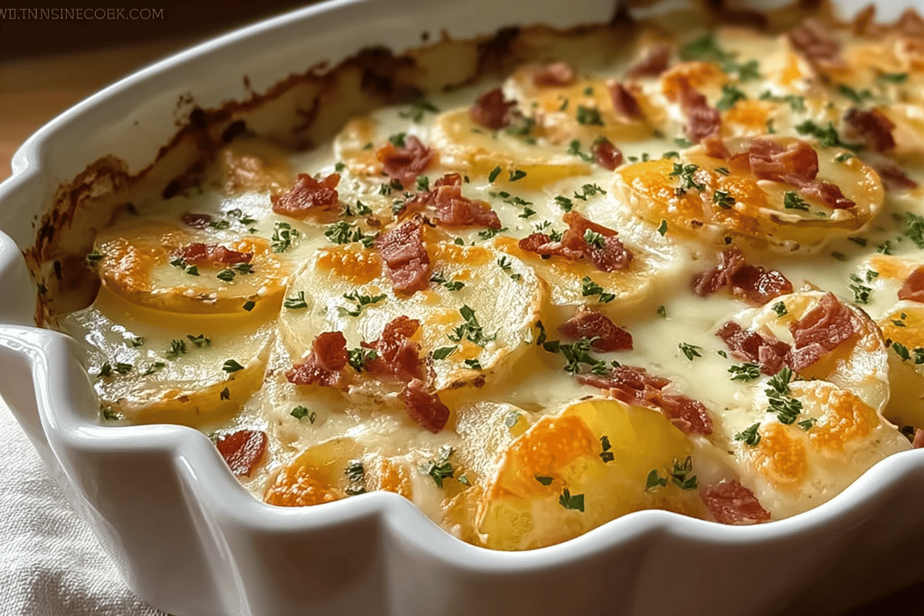 Scalloped Potatoes Recipe With Creamy Cheese And Tender Layers 6 Scalloped Potatoes