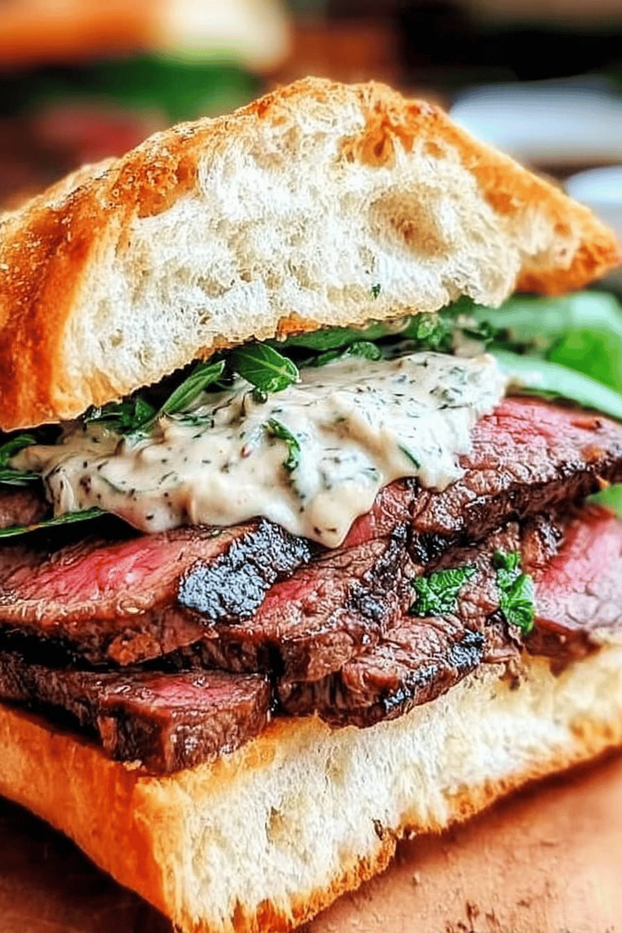 Steak Sandwich With Creamy Horseradish Mayo Recipe 6 Steak Horseradish Sandwich