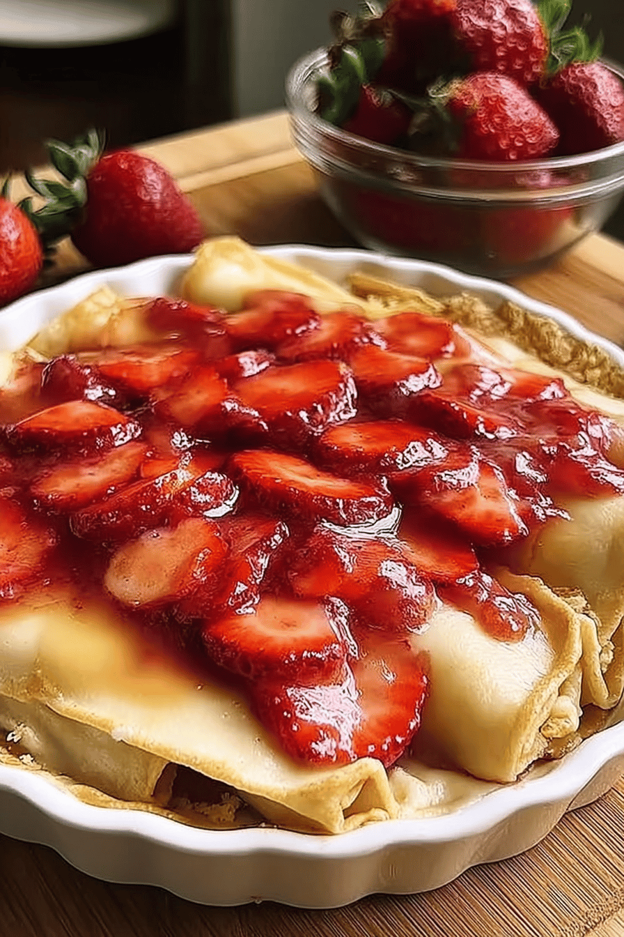 Strawberry Pie Enchiladas