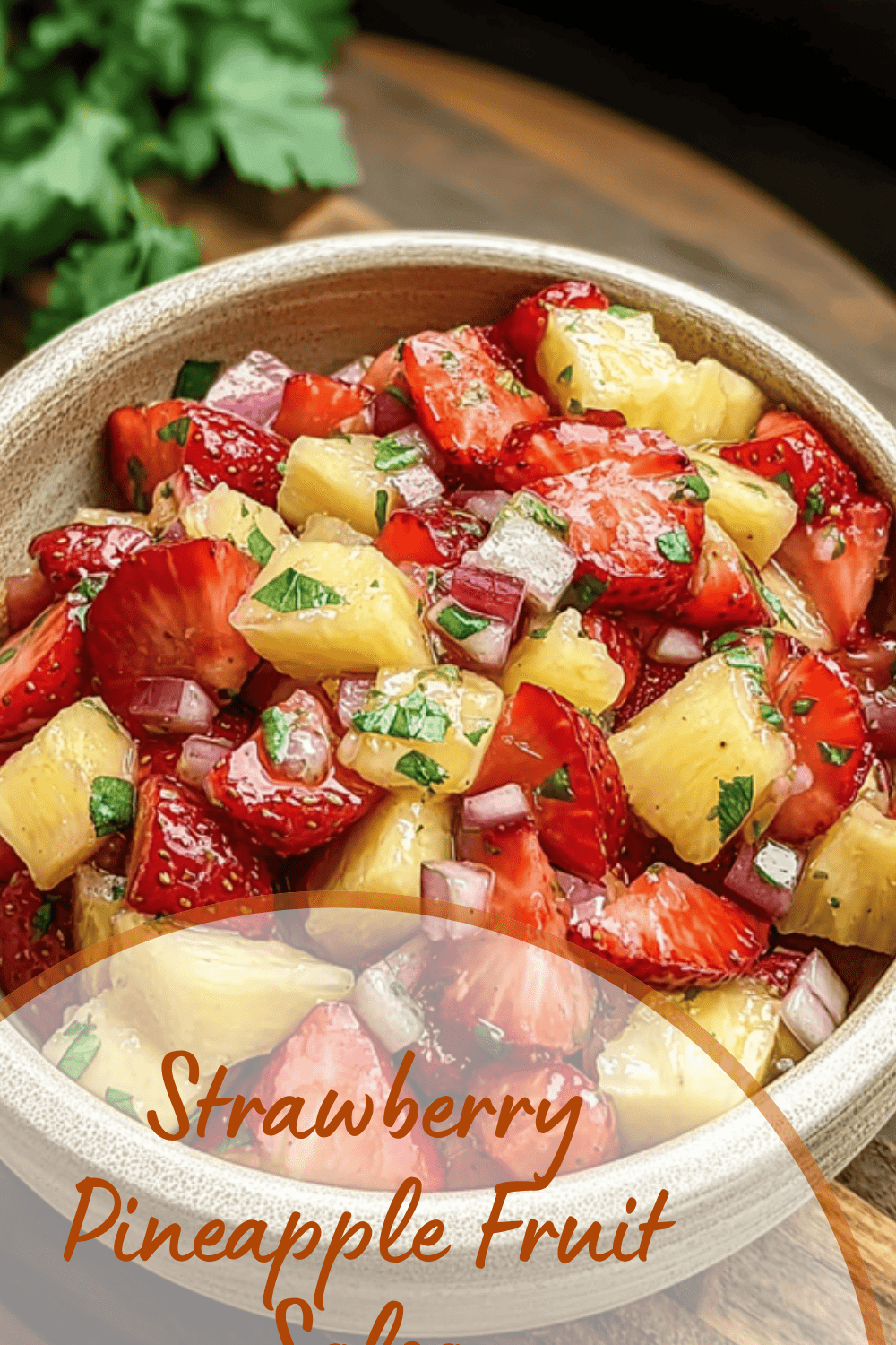 Strawberry Pineapple Fruit Salsa