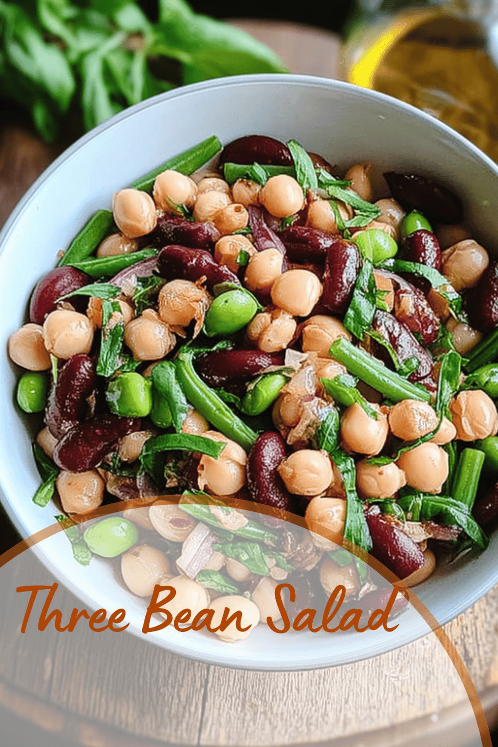 Three Bean Salad Recipe With Fresh Herbs And Tangy Dressing 7 Three Bean Salad