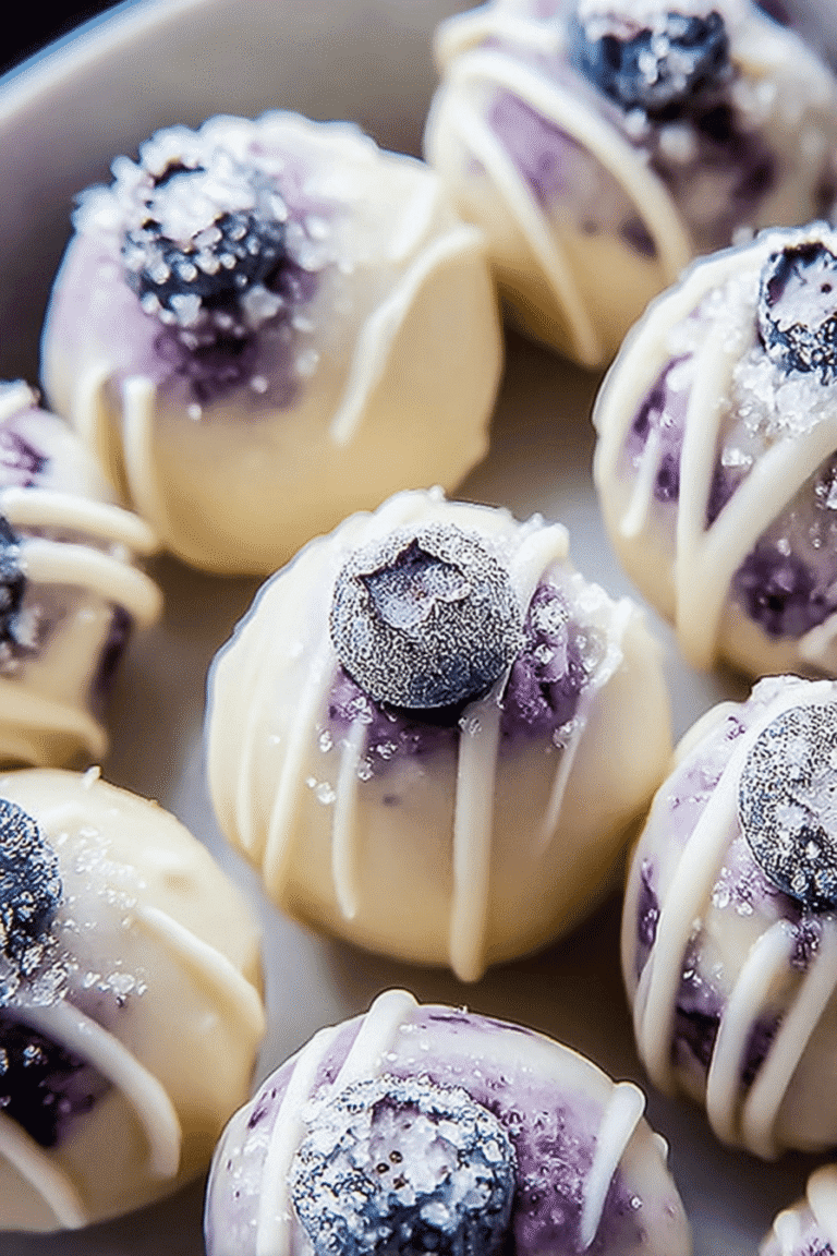 White Chocolate Blueberry Truffles 15.Png