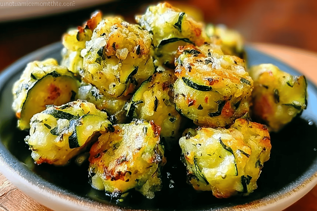 Zucchini Garlic Bites