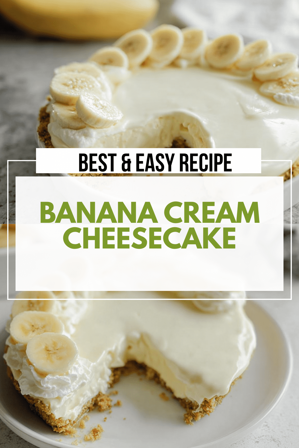 Banana Cream Cheesecake