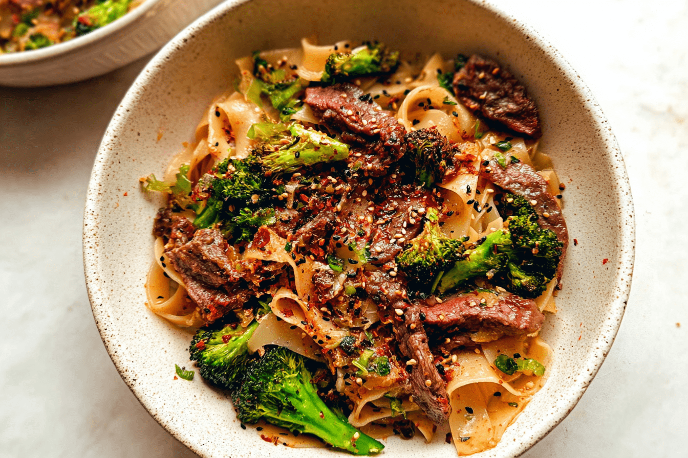 Beef And Broccoli Noodles
