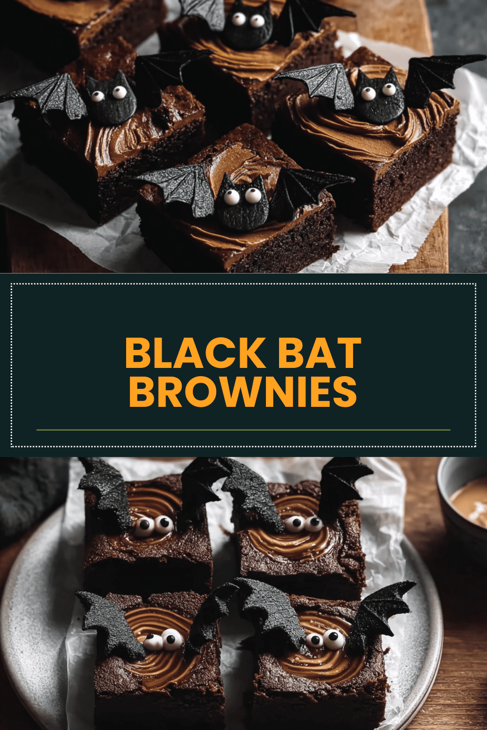 Black Bat Brownies