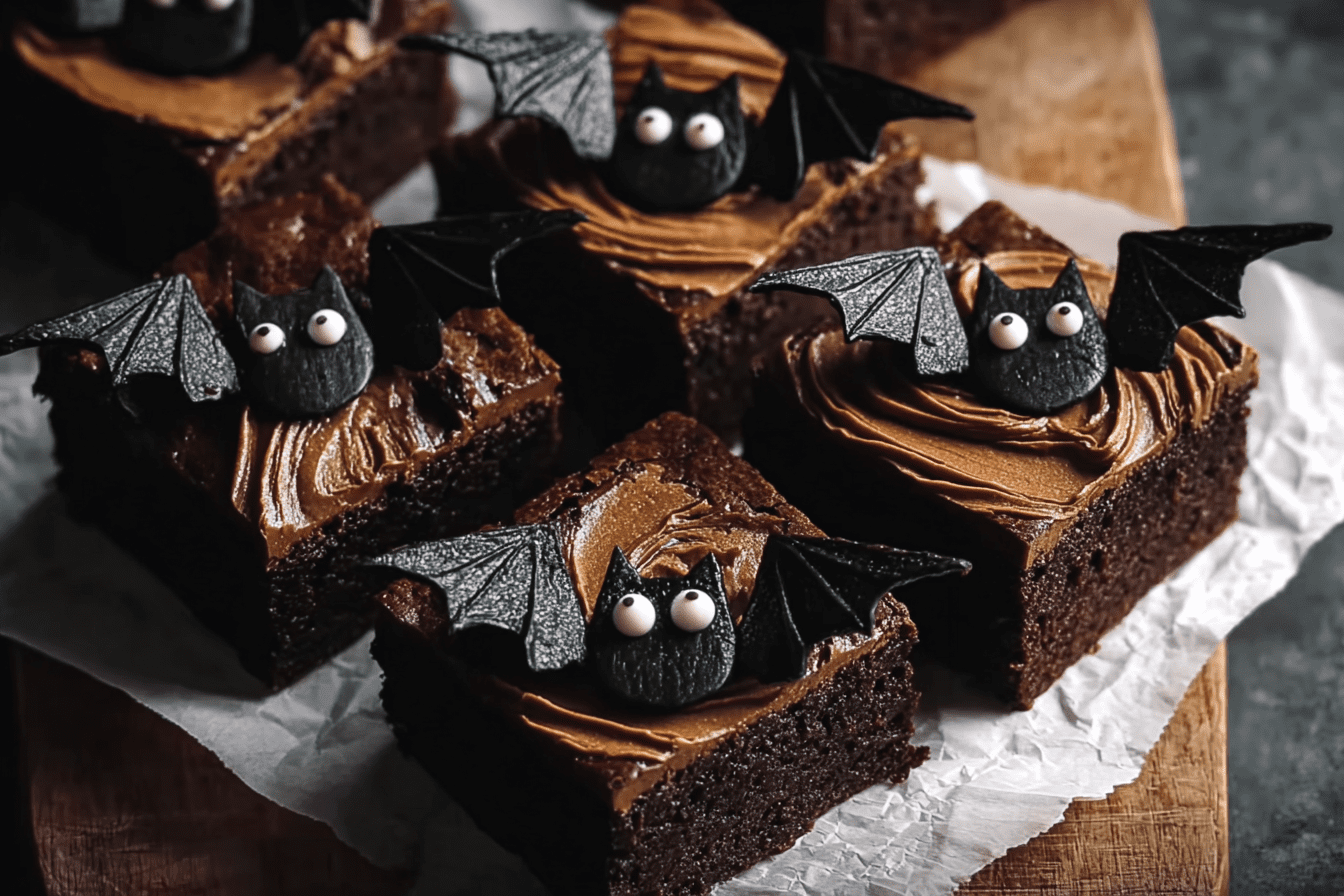 Black Bat Brownies