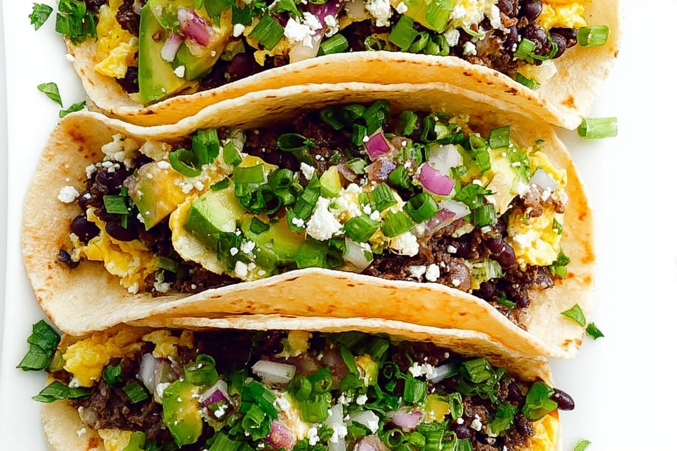 Black Bean Breakfast Tacos
