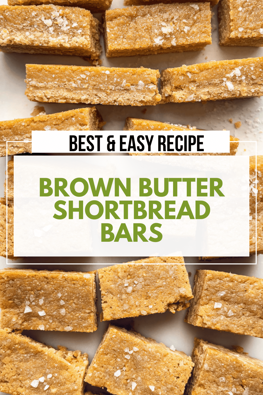 Brown Butter Shortbread Bars