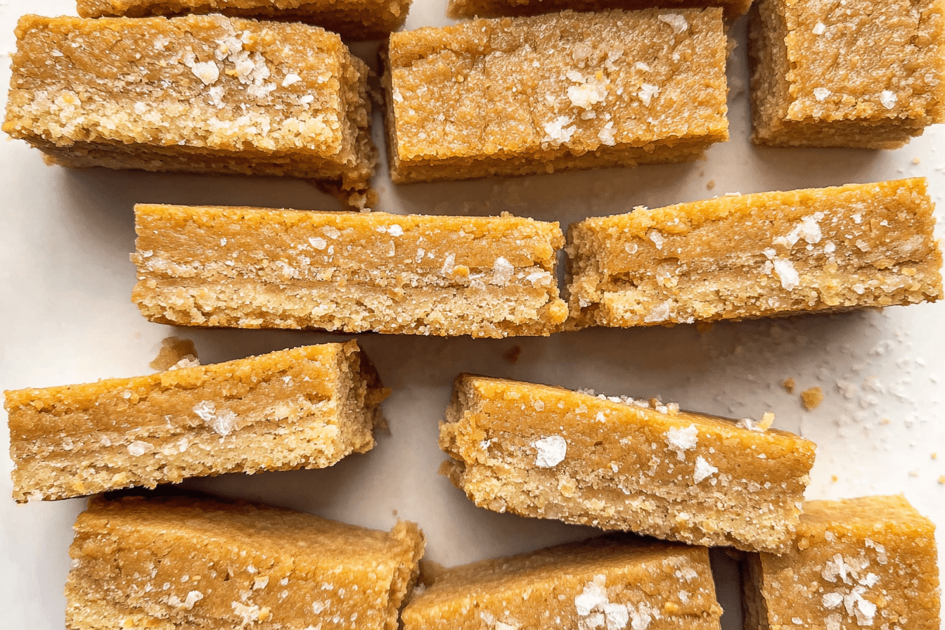 Brown Butter Shortbread Bars