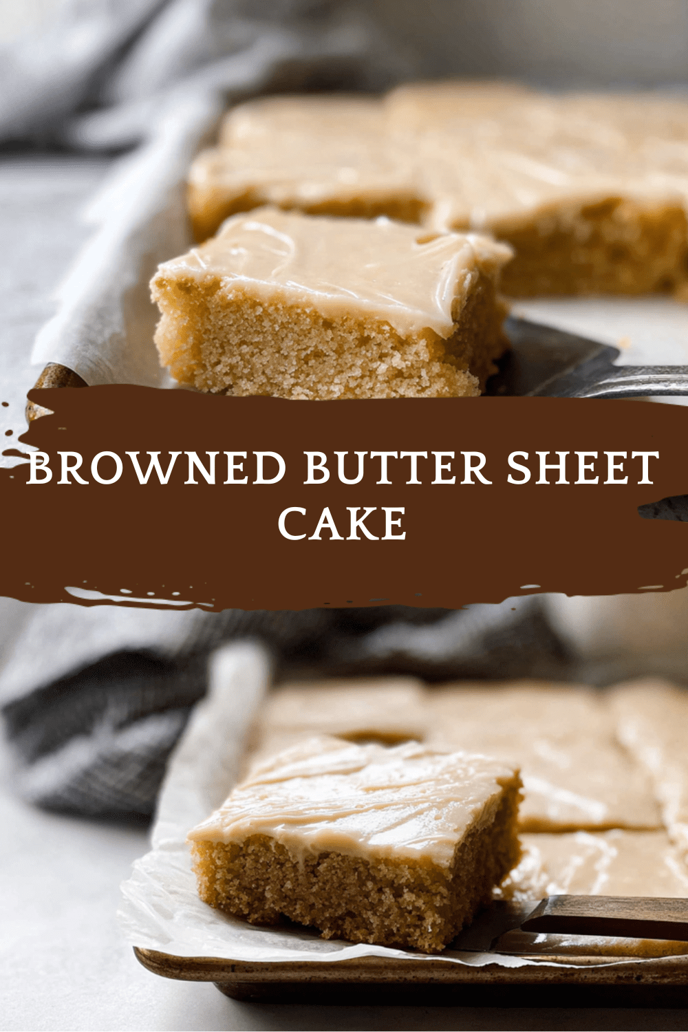 Browned Butter Sheet Cake