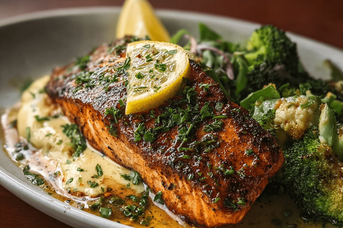 Cajun Honey Butter Salmon