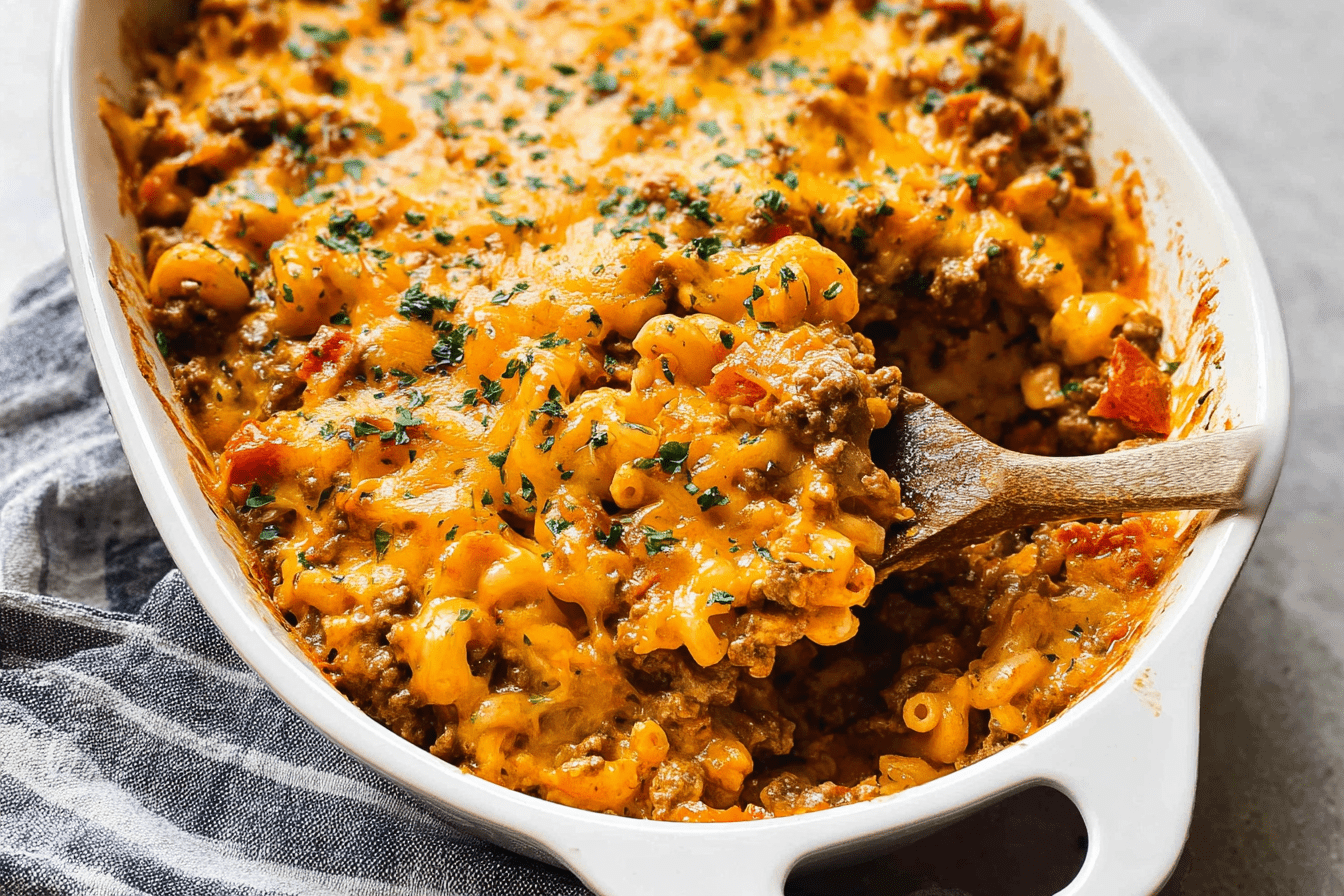 Cheeseburger Casserole