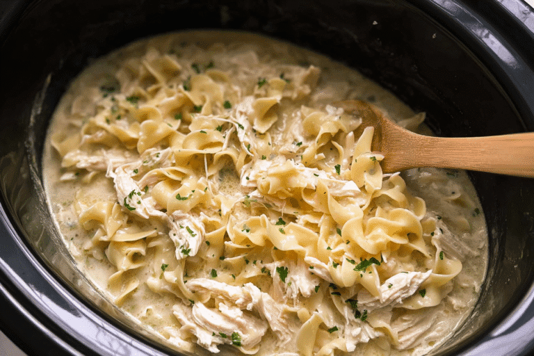 Homemade Chicken And Noodles Recipe For Comforting Family Meals 8 Chicken And Noodles 84.Png