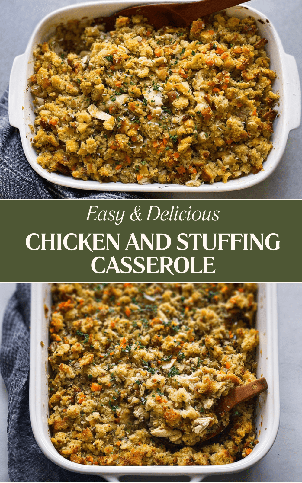 Chicken And Stuffing Casserole