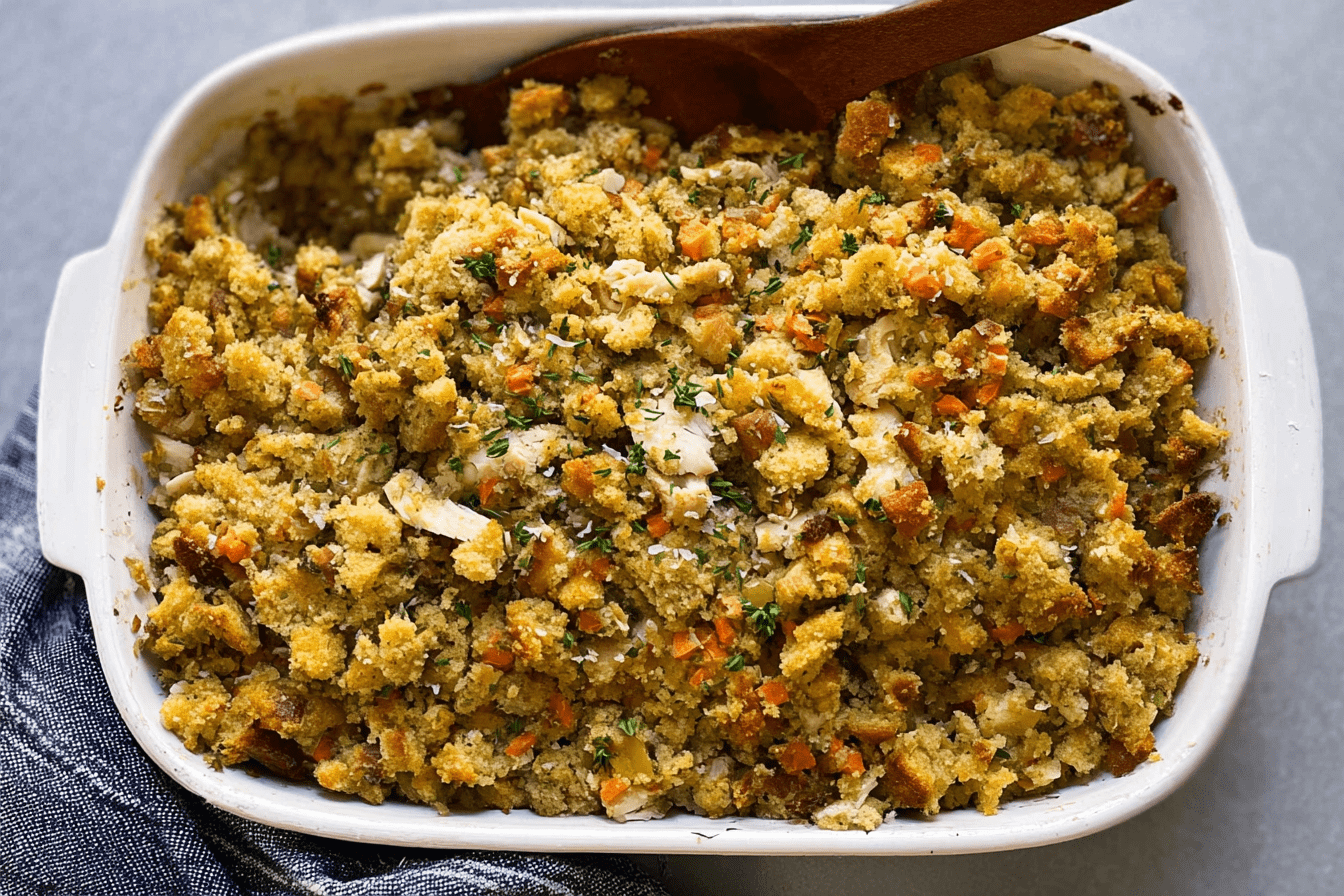 Chicken And Stuffing Casserole