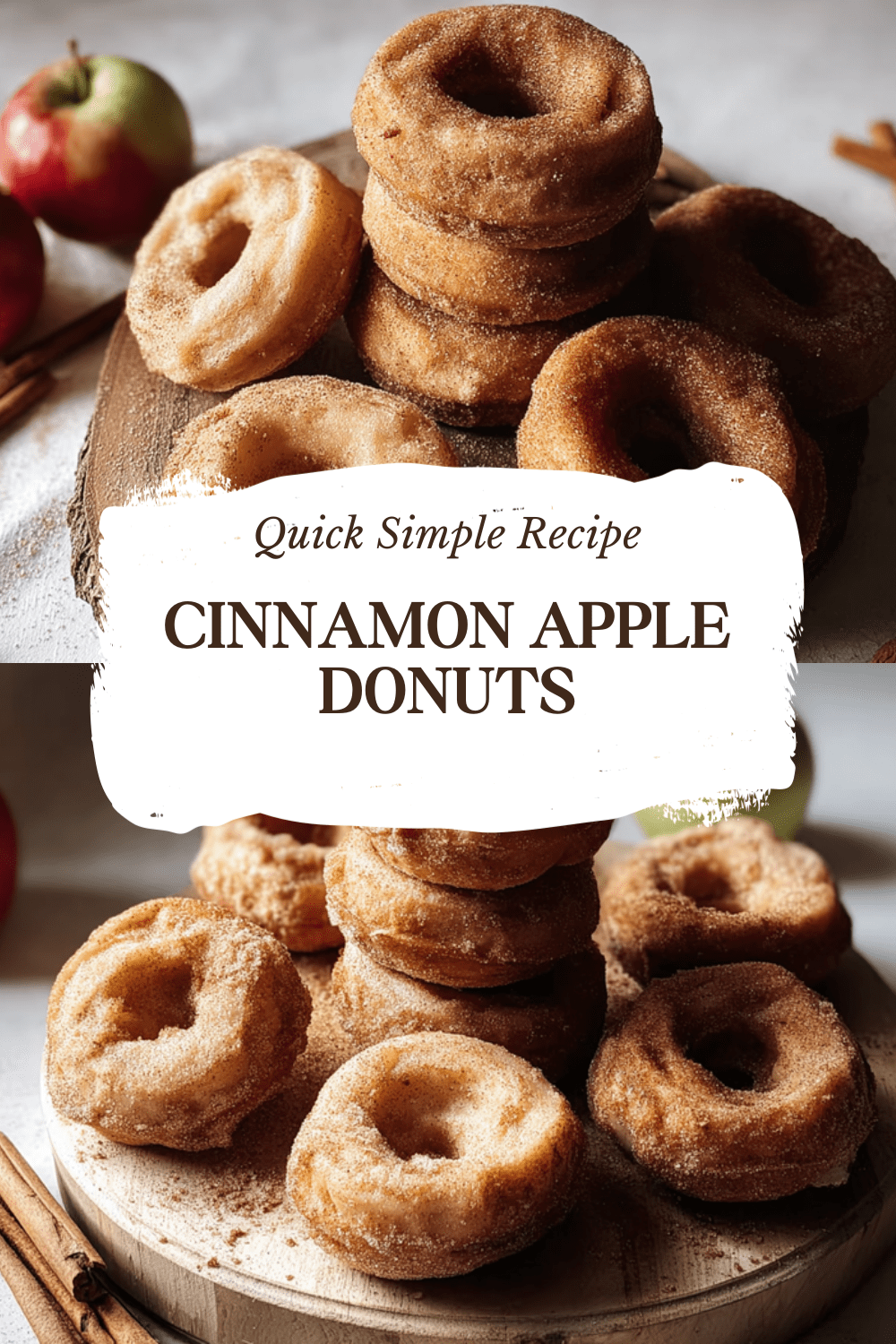 Cinnamon Apple Donuts