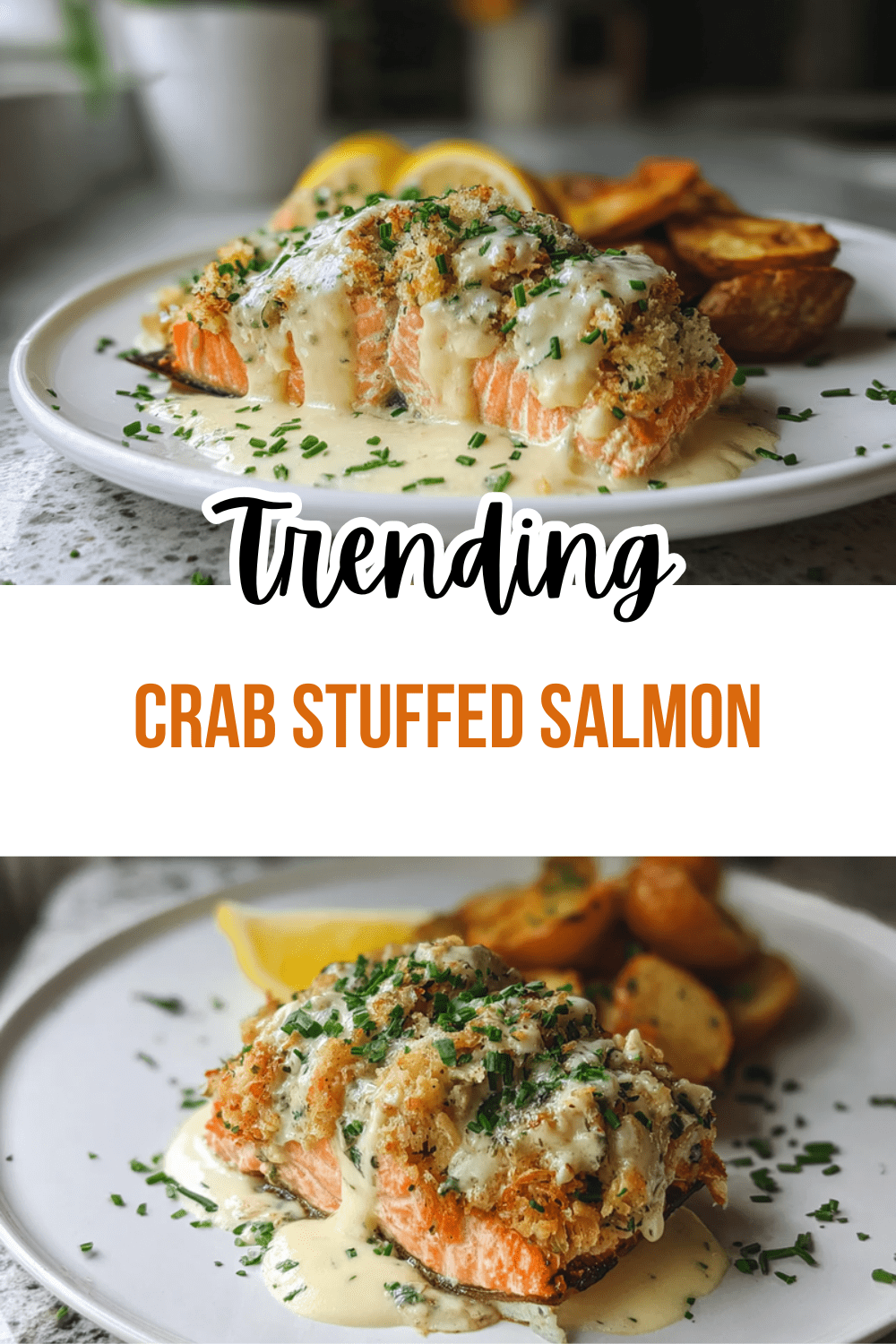Crab Stuffed Salmon