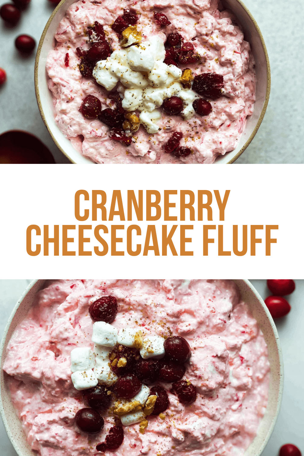 Cranberry Cheesecake Fluff