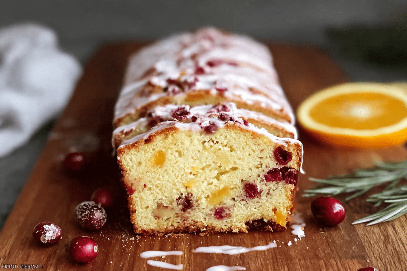 Cranberry Orange Pound Cake